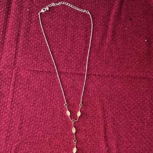 Elegant Silver Beaded Necklace